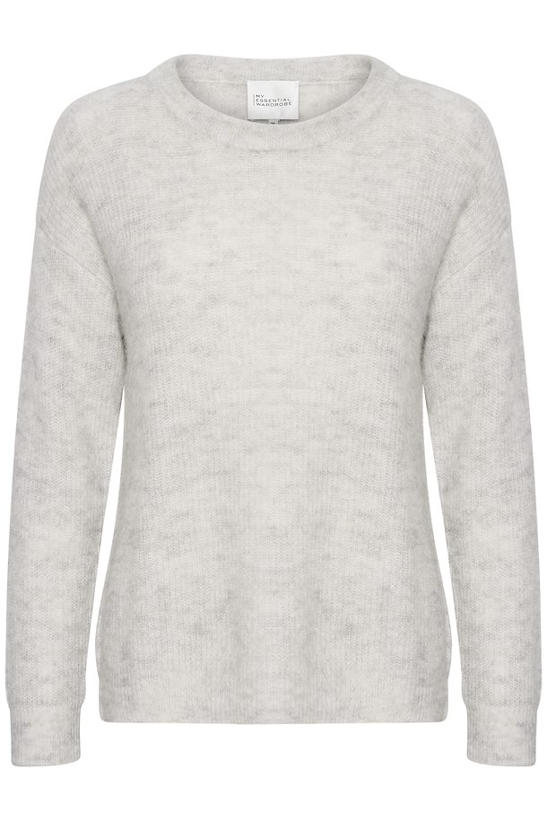 My Essential Wardrobe Light Grey Melange 05 THE KNIT PULLOVER – Shop Light Grey  Melange 05 THE KNIT PULLOVER here